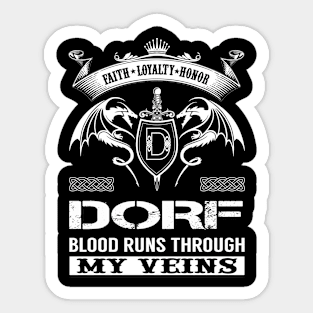 DORF Sticker